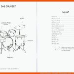 Schule FÃ¼r Drumset 1 - Gert Bomhof - Schlagzeug Ganz Einfach ... Fuer Schlagzeug Aufbau Arbeitsblatt