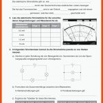 Schwerpunkte Fuer Die Elektrische Stromstärke Arbeitsblatt Lösungen