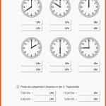 Schwerpunkte Fuer Mathe 2.klasse Arbeitsblätter Uhrzeit