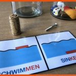 Schwimmen Und Sinken FÃ¼r Kinder ErklÃ¤rt - Montessori-ideen.de Fuer Was Schwimmt Was Sinkt Arbeitsblatt