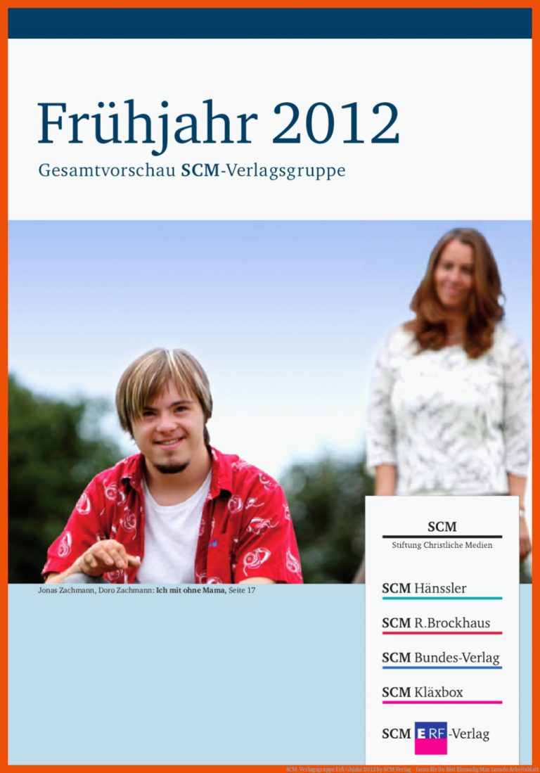 SCM-Verlagsgruppe FrÃ¼hjahr 2012 by SCM Verlag - Issuu für du bist einmalig max lucado arbeitsblatt