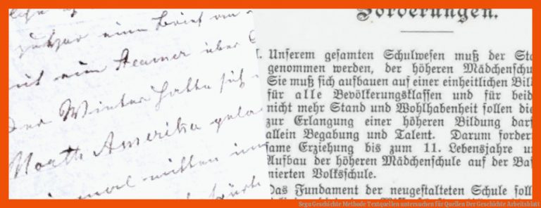 Segu Geschichte | Methode | Textquellen untersuchen für quellen der geschichte arbeitsblatt