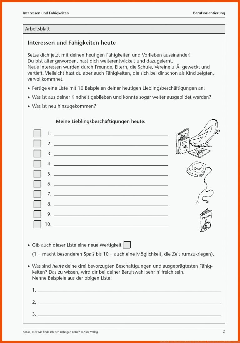 Sekundarstufe Unterrichtsmaterial Arbeitslehre Berufsorientierung ... Fuer Berufsorientierung Arbeitsblätter Unterricht