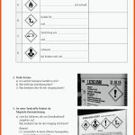 Sekundarstufe Unterrichtsmaterial Chemie Fuer Gefahrensymbole Chemie Arbeitsblatt