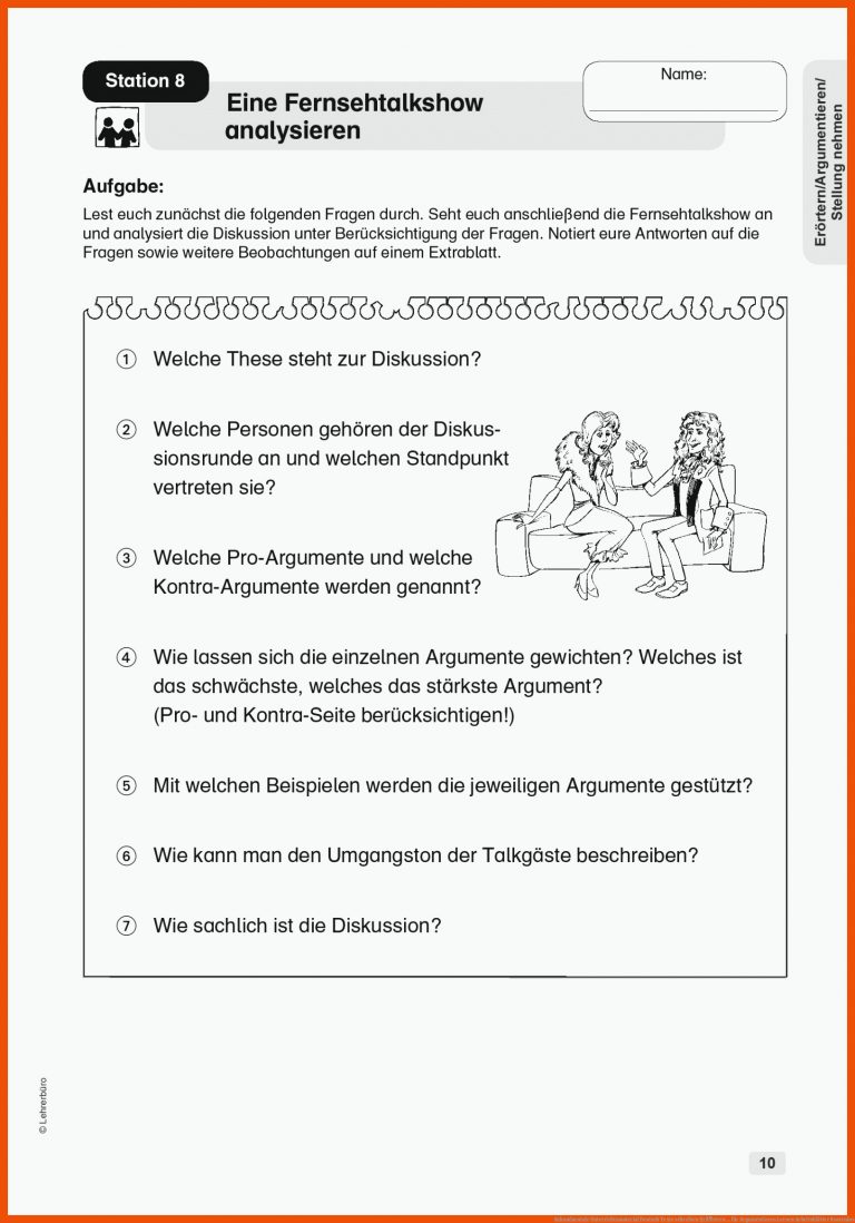 Sekundarstufe Unterrichtsmaterial Deutsch Texte schreiben ErÃ¶rtern ... für argumentieren lernen arbeitsblätter kostenlos