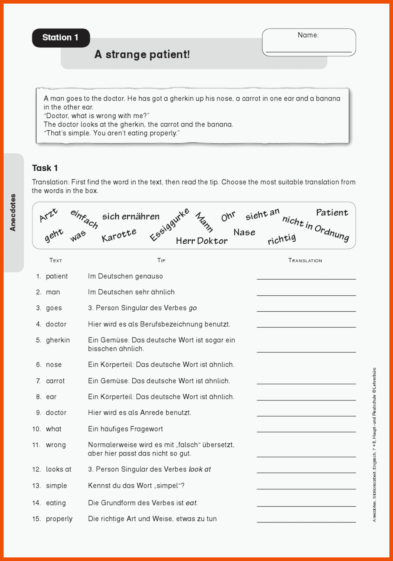 Englisch Arbeitsblätter - hsaeuless.org