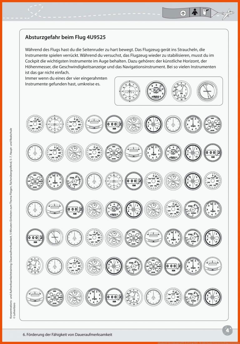 Sekundarstufe Unterrichtsmaterial FÃ¤cherÃ¼bergreifend ... für aufmerksamkeit konzentrationsübungen arbeitsblätter