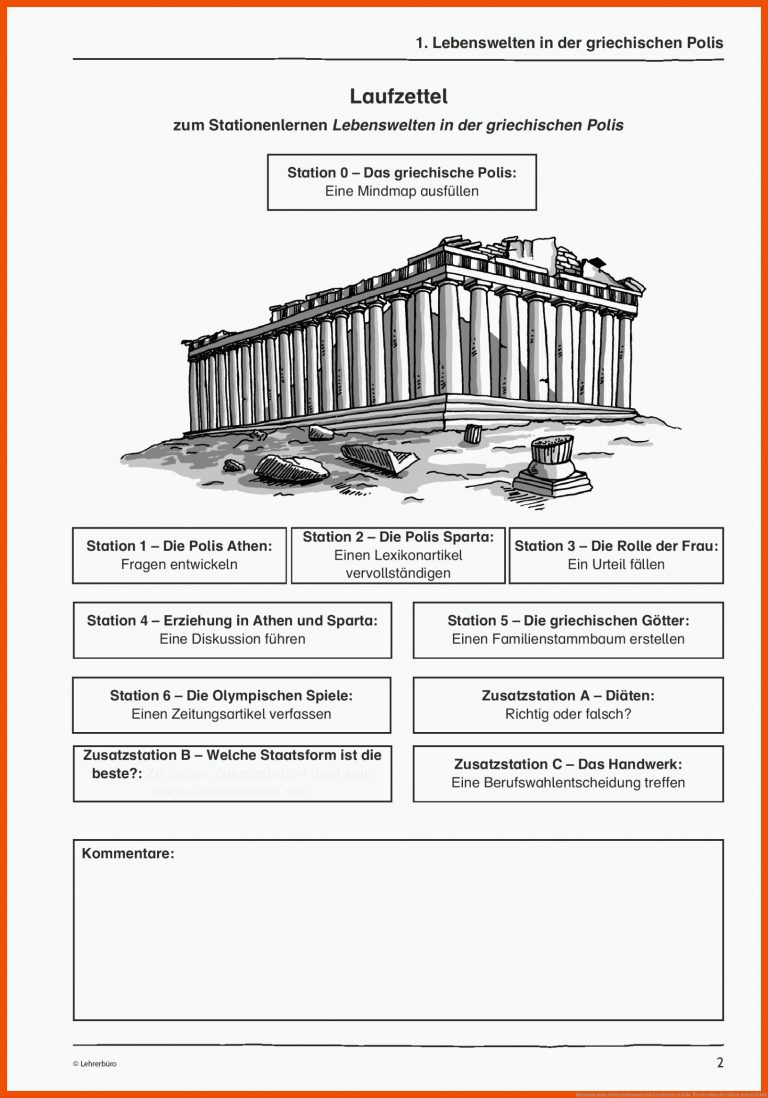 Sekundarstufe Unterrichtsmaterial Geschichte Antike für griechische götter arbeitsblatt