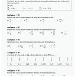 Sekundarstufe Unterrichtsmaterial Mathematik Bruchrechnen ... Fuer Periodische Dezimalzahlen Arbeitsblatt