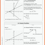 Sekundarstufe Unterrichtsmaterial Mathematik Funktionen Und ... Fuer Lineare Funktionen Klasse 8 Arbeitsblätter Pdf