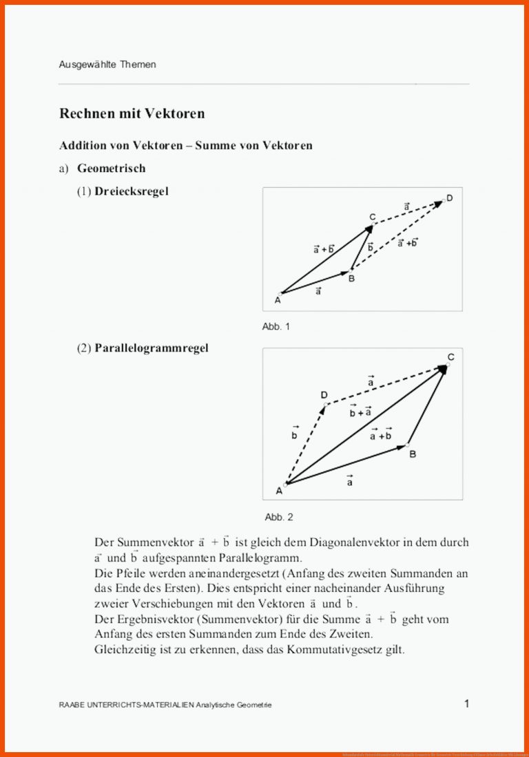 Sekundarstufe Unterrichtsmaterial Mathematik Geometrie für geometrie verschiebung 6 klasse arbeitsblätter mit lösungen
