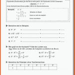 Sekundarstufe Unterrichtsmaterial Mathematik Inklusion ... Fuer Potenzgesetze Arbeitsblatt