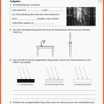 Sekundarstufe Unterrichtsmaterial Physik Optik/akustik Fuer Ausbreitung Des Lichts Arbeitsblatt