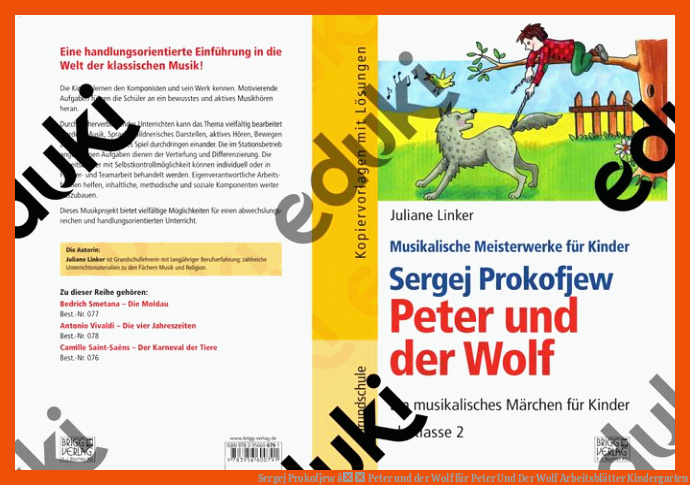 Sergej Prokofjew â Peter und der Wolf für peter und der wolf arbeitsblätter kindergarten