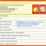 Simelektro - Simulationen Zur Elektrotechnik Grundstufe 1.0 ... Fuer Arbeitsblätter Fachkunde Elektrotechnik