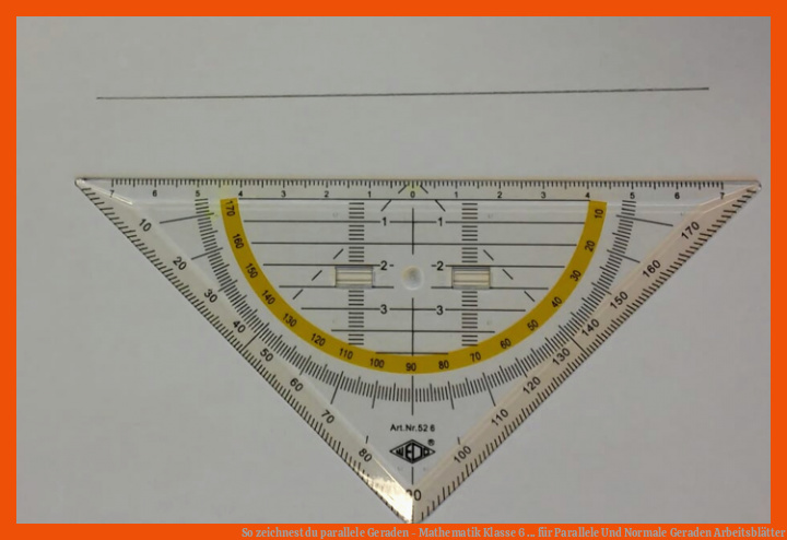 So zeichnest du parallele Geraden - Mathematik Klasse 6 ... für parallele und normale geraden arbeitsblätter