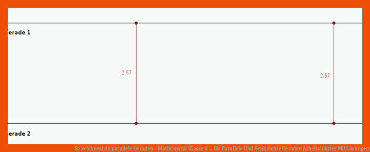 So zeichnest du parallele Geraden - Mathematik Klasse 6 ... für parallele und senkrechte geraden arbeitsblätter mit lösungen