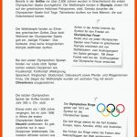 SopÃ¤d Unterrichtsmaterial Deutsch Lesen Und TextverstÃ¤ndnis Die ... Fuer Olympische Spiele Antike Arbeitsblatt