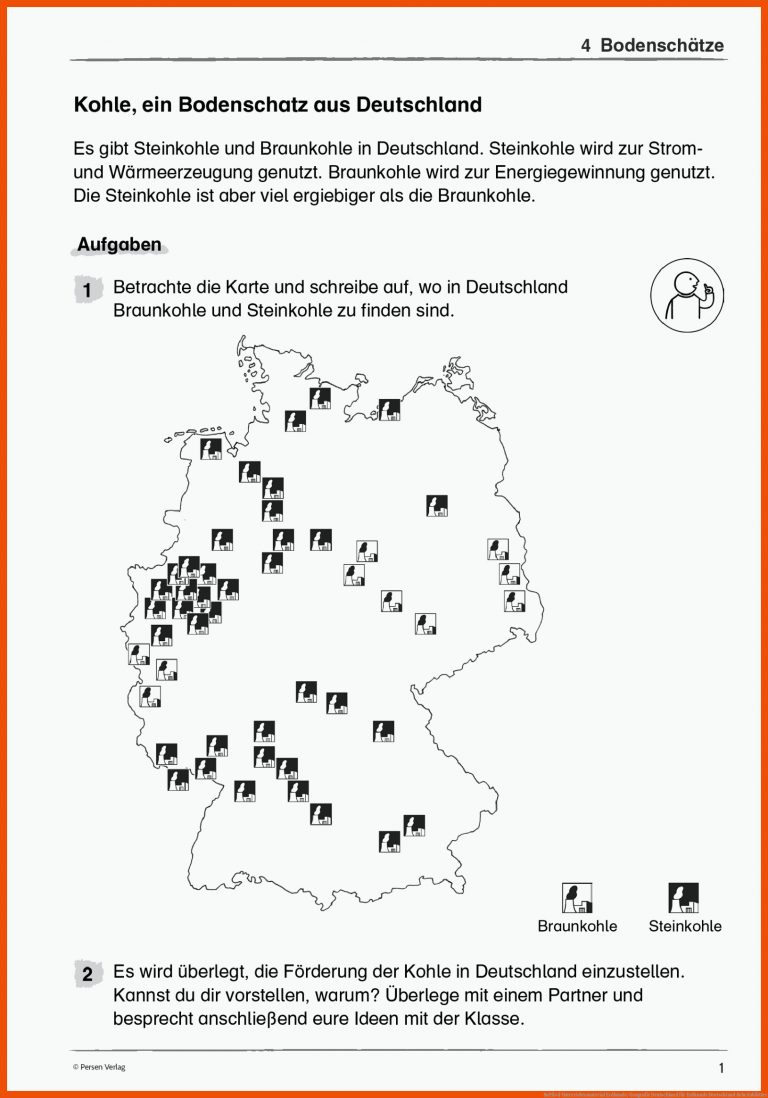 SoPÃ¤d Unterrichtsmaterial Erdkunde/Geografie Deutschland für erdkunde deutschland arbeitsblätter
