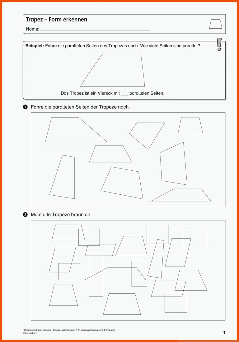 SoPÃ¤d Unterrichtsmaterial Mathematik Geometrie für geometrie 4.klasse arbeitsblätter