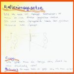 Spieglein, Spieglein An Der Wand - Physik An Der Waldorfschule Fuer Reflexionsgesetz Arbeitsblatt Mit Lösungen