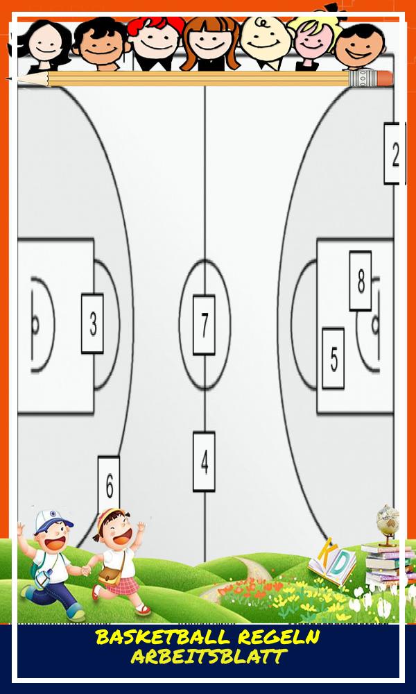 Basketball Regeln Arbeitsblatt