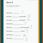 Sports / Sport Fuer 3 Klasse Englisch Arbeitsblätter Zum Ausdrucken