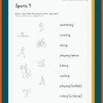 Sports / Sport Fuer Englisch Arbeitsblätter More 2