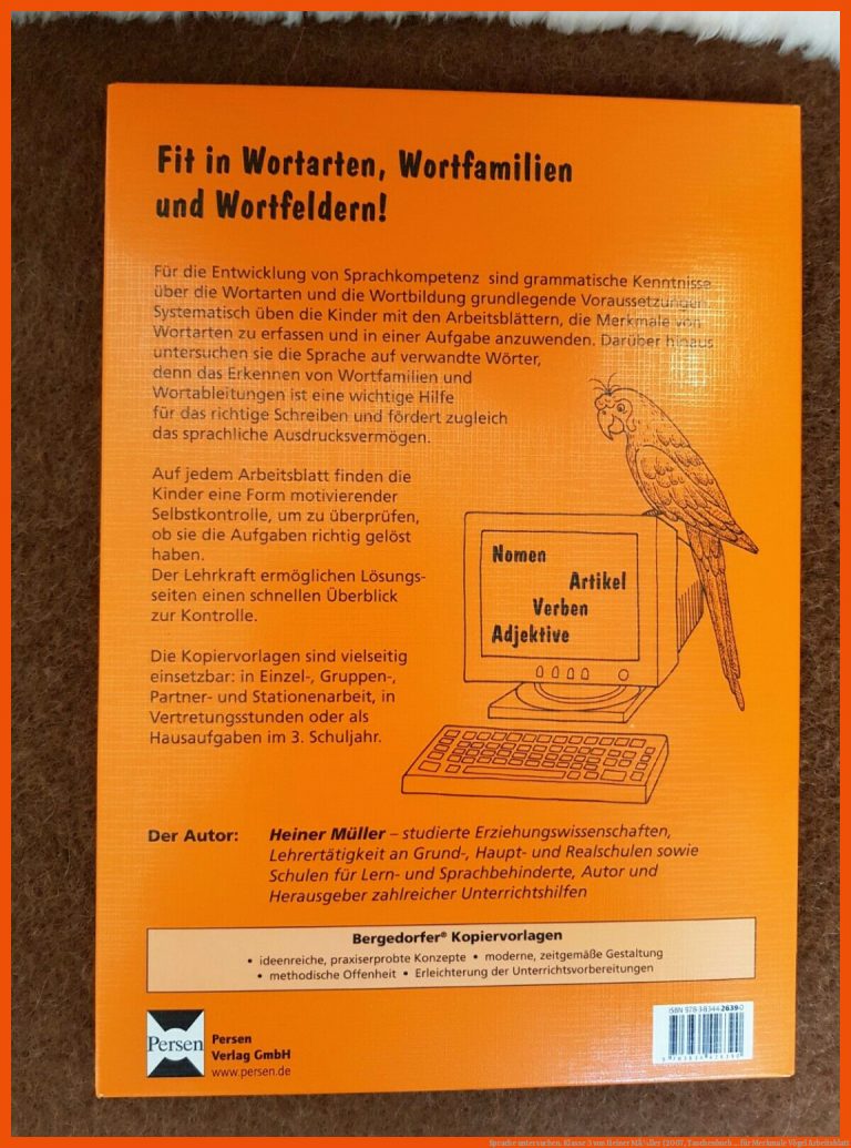 Sprache untersuchen. Klasse 3 von Heiner MÃ¼ller (2007, Taschenbuch ... für merkmale vögel arbeitsblatt
