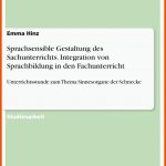 Sprachsensible Gestaltung Des Sachunterrichts. Integration Von ... Fuer Schnecke Körperbau Arbeitsblatt