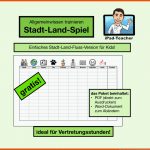 Stadt-land-spiel - Ipad-teacher Fuer Vertretungsstunden Arbeitsblätter Kostenlos