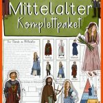 StÃ¤nde Im Mittelalter Unterrichtsreihe - Tafelmaterial ... Fuer Arbeitsblätter Ritter