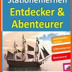 Stationenlernen Entdecker & Abenteurer - Mittelalter - Neuzeit ... Fuer Das Zeitalter Der Entdeckungen Arbeitsblätter Lösungen