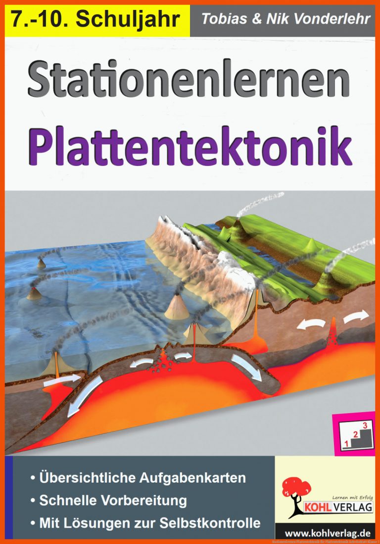 Stationenlernen Plattentektonik Fuer Plattentektonik Arbeitsblatt Klasse 7