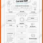 Steckbrief: so War Meine Corona-zeit Fuer Gesundheit Arbeitsblätter