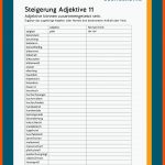 Steigerung - Adjektive Fuer Adjektive Arbeitsblätter
