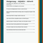 Steigerung Adjektive Und Adverben Fuer Adjektive Steigern Arbeitsblatt