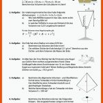 Stereometrie Aufgaben Und Ãbungen: Arbeitsblatt Stereometrie Fuer Geometrische Körper Arbeitsblätter Klasse 5