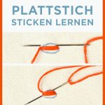 Sticken FÃr AnfÃnger - 8 Grundstiche Zum Sticken Lernen Fuer Stickstiche Arbeitsblatt