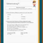 Substantivierung / Nominalisierung Fuer Nominalisierung Von Verben Und Adjektiven Arbeitsblatt