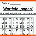 Suchsel Zum Wortfeld Sagen â Unsere-schule.org Fuer Wortfeld Sprechen Arbeitsblatt