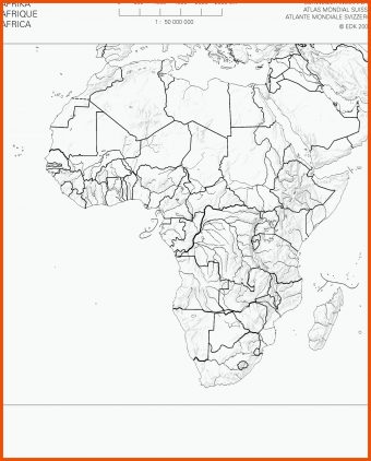 Oberflächenformen Afrikas Arbeitsblatt