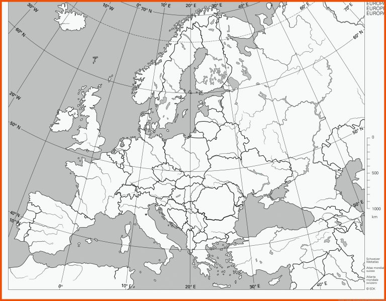SwissEduc - Geographie - Atlas-Kopiervorlagen für topographie europa arbeitsblatt