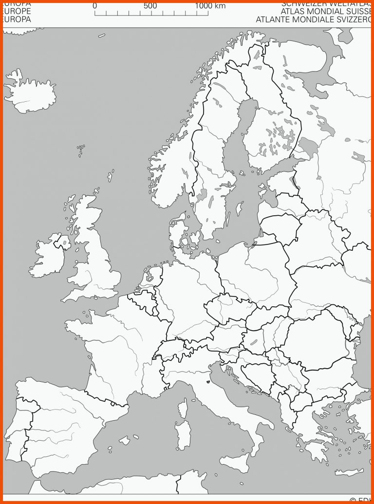 SwissEduc - Geographie - Atlas-Kopiervorlagen für topographie europa arbeitsblatt