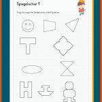 Symmetrie / Symmetrieachse / Symmetrische Figuren Fuer Symmetrie Arbeitsblätter Klasse 6