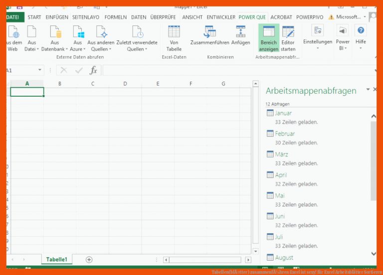 Tabellen(blÃ¤tter) ZusammenfÃ¼hren Excel ist Sexy! Fuer Excel Arbeitsblätter sortieren