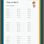 Teilen Mit Rest - Mathe Fuer 2 Klasse Mathe Arbeitsblätter Mal Geteilt