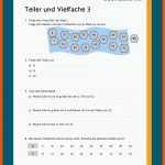 Teiler Und Vielfache Fuer Arbeitsblätter Mathe Klasse 4 Ausdrucken