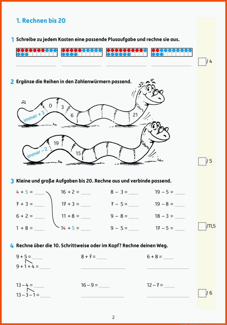 Tests In Mathe - Lernzielkontrollen 2. Klasse, A4-heft Buch Fuer Mathe Arbeitsblatt Klasse 2
