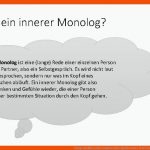 Textproduktion Und Rezeption Sina Spiekermeier Peter Fox Schwarz Fuer Innerer Monolog Arbeitsblatt